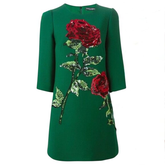 RUNWAY TIMELESS COLLECTIBLE DOLCE & GABBANA MINI DRESS SIZE M, 44 IT - Picture 4 of 15